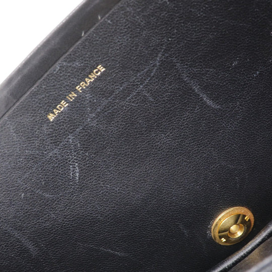CHANEL Shoulder Bag Calfskin black vintage COCO Mark ChainShoulder Women Used Authentic