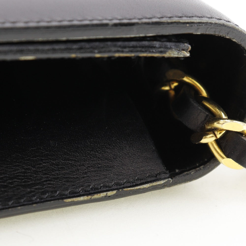 CHANEL Shoulder Bag Calfskin black vintage COCO Mark ChainShoulder Women Used Authentic