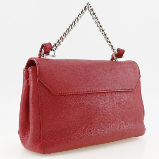 LOUIS VUITTON Shoulder Bag M51202 Calfskin Red 2WAY Rock Me BB Women Used Authentic