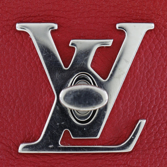 LOUIS VUITTON Shoulder Bag M51202 Calfskin Red 2WAY Rock Me BB Women Used Authentic