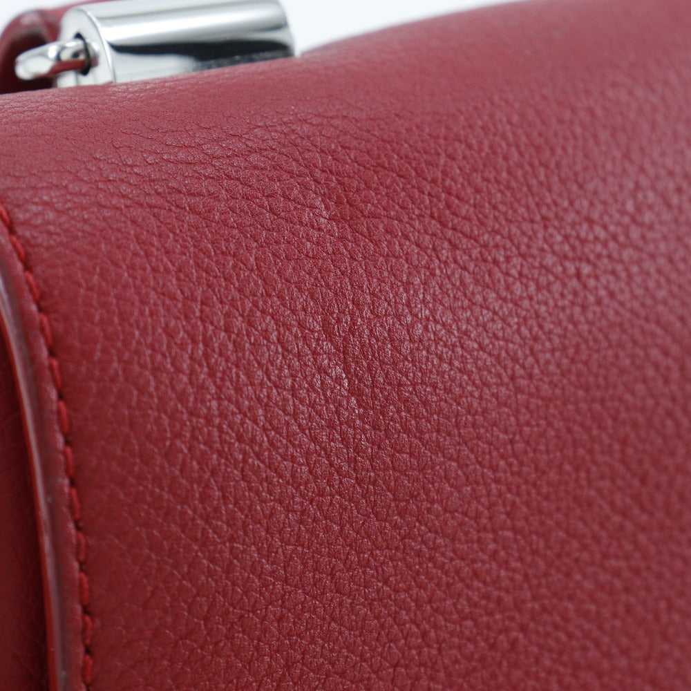 LOUIS VUITTON Shoulder Bag M51202 Calfskin Red 2WAY Rock Me BB Women Used Authentic
