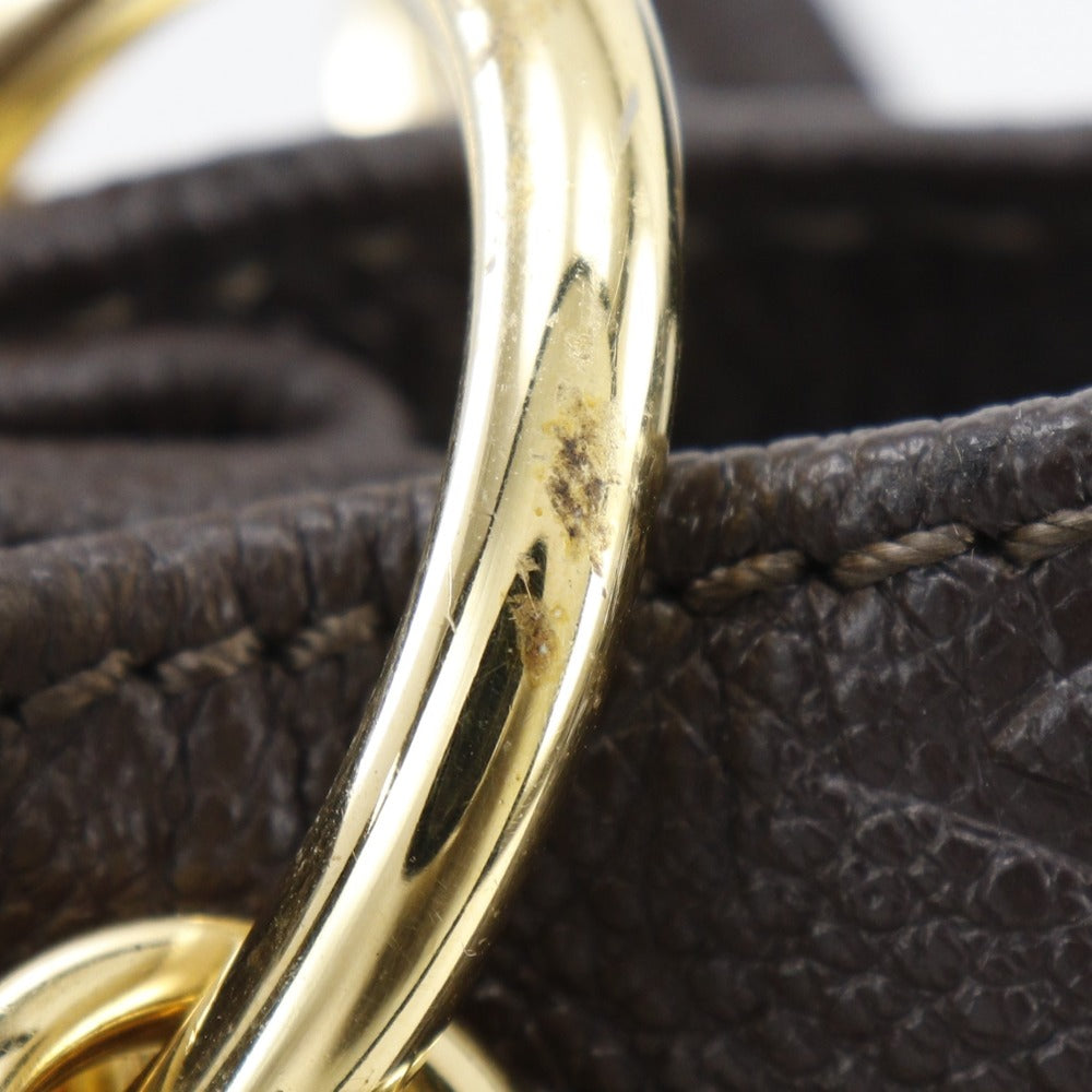 LOUIS VUITTON Shoulder Bag M40809 Monogram Ann Platt Brown 2WAY Metis Women Used Authentic