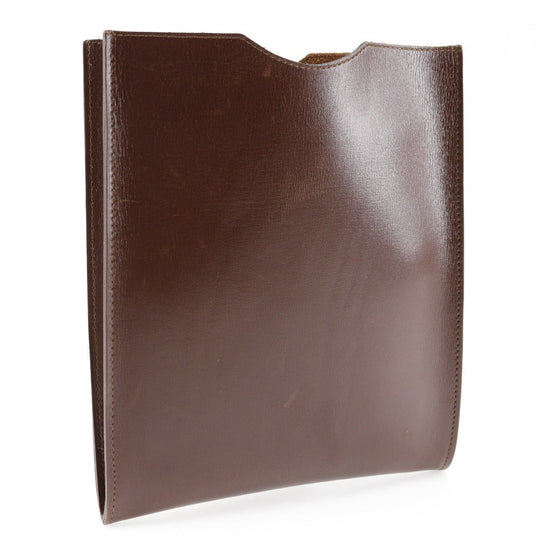HERMES Shoulder Bag Calfskin Brown Omenitu Women(Unisex) Used Authentic