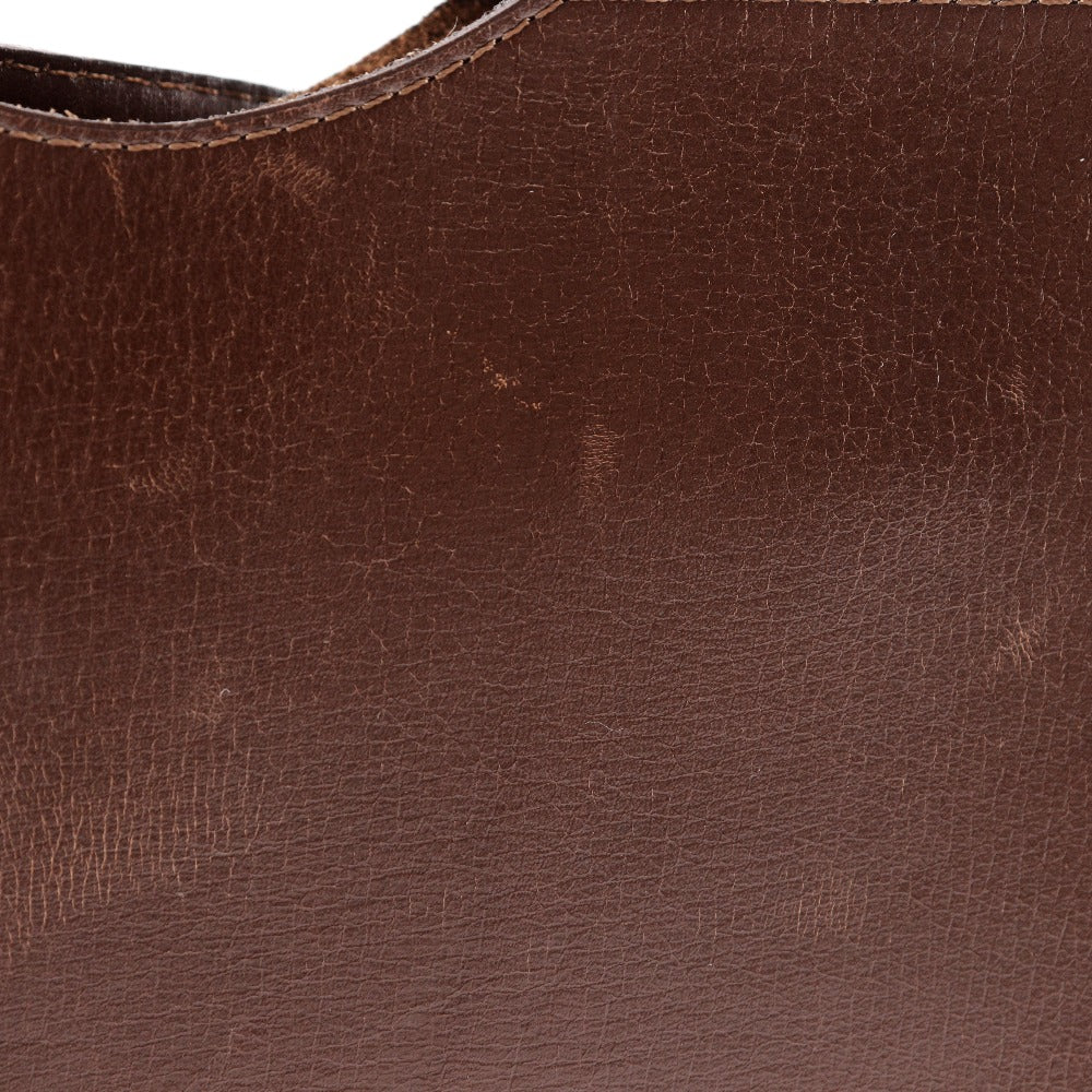 HERMES Shoulder Bag Calfskin Brown Omenitu Women(Unisex) Used Authentic