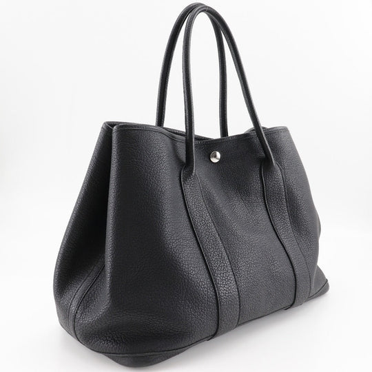HERMES Tote Bag Negonda black Garden party PM Women Used Authentic