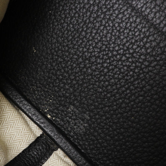 HERMES Tote Bag Negonda black Garden party PM Women Used Authentic