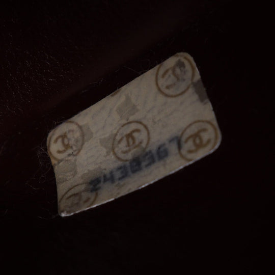 CHANEL Shoulder Bag lambskin black Double chain Deca Trasse ChainShoulder Women Used Authentic