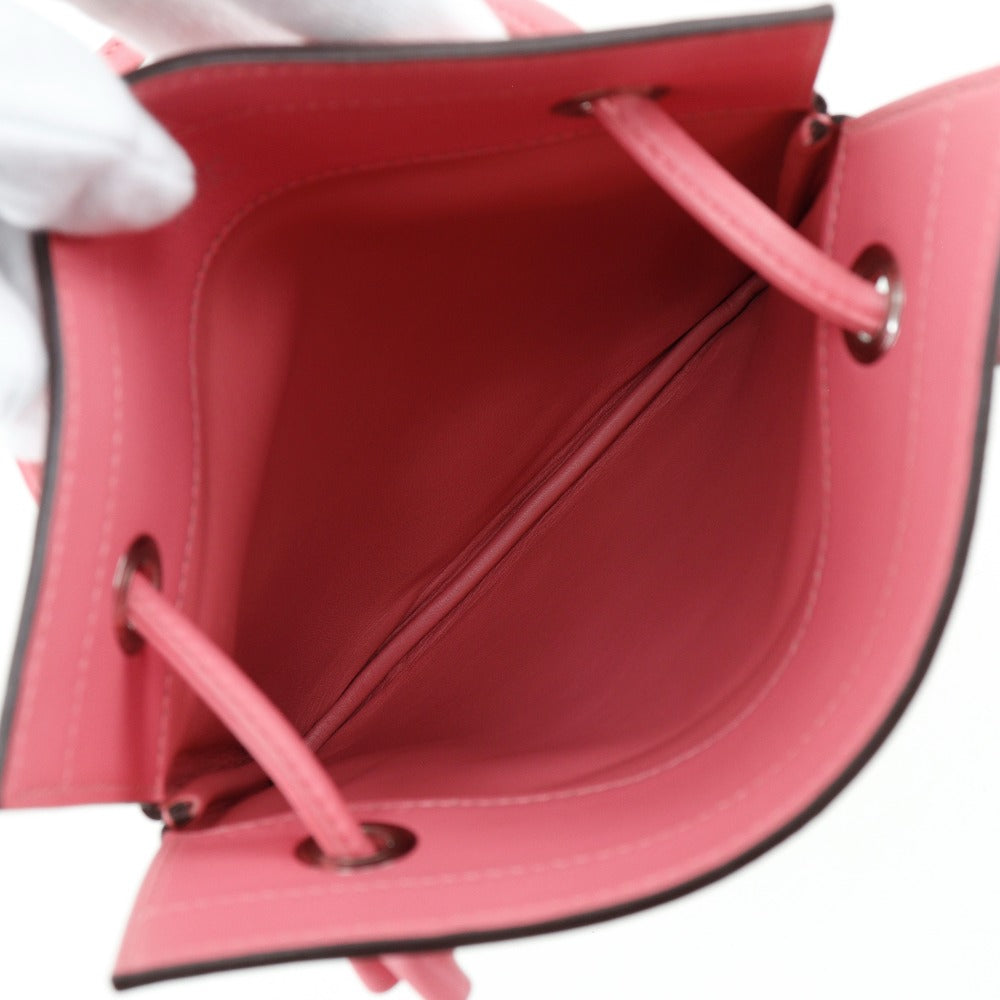 HERMES Shoulder Bag Calfskin pink Aline Mini Women Used Authentic