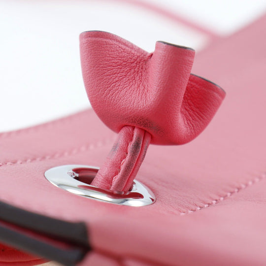 HERMES Shoulder Bag Calfskin pink Aline Mini Women Used Authentic