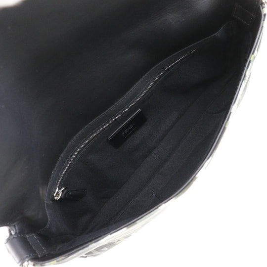 FENDI Shoulder Bag 7VA472 Nylon black Zucca Camouflage Pattern 3WAY Body Clutch Mamma Bucket mens(Unisex) Used Authentic