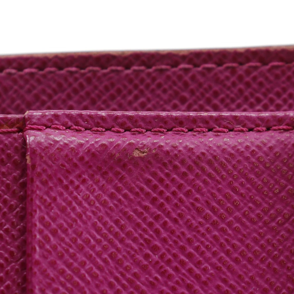 LOUIS VUITTON Bifold Wallet M95188 Monogram canvas Brown / Pink Monogram Perfo Compact zip Women Used Authentic