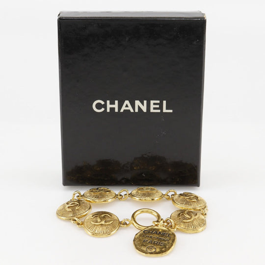 CHANEL bracelet Plated Gold gold vintage 31 RUE CAMBON COCO Mark Women Used Authentic