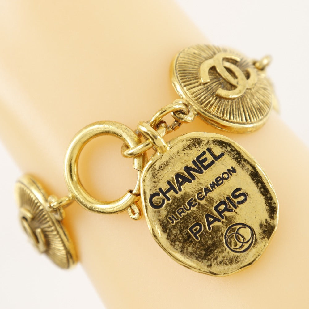 CHANEL bracelet Plated Gold gold vintage 31 RUE CAMBON COCO Mark Women Used Authentic