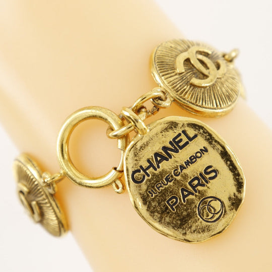 CHANEL bracelet Plated Gold gold vintage 31 RUE CAMBON COCO Mark Women Used Authentic