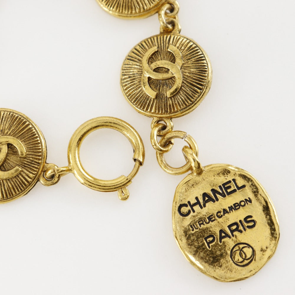 CHANEL bracelet Plated Gold gold vintage 31 RUE CAMBON COCO Mark Women Used Authentic