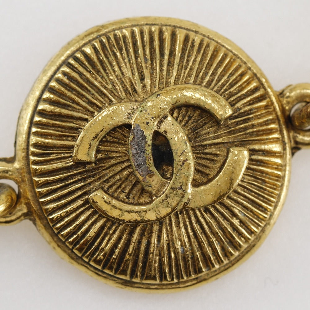 CHANEL bracelet Plated Gold gold vintage 31 RUE CAMBON COCO Mark Women Used Authentic