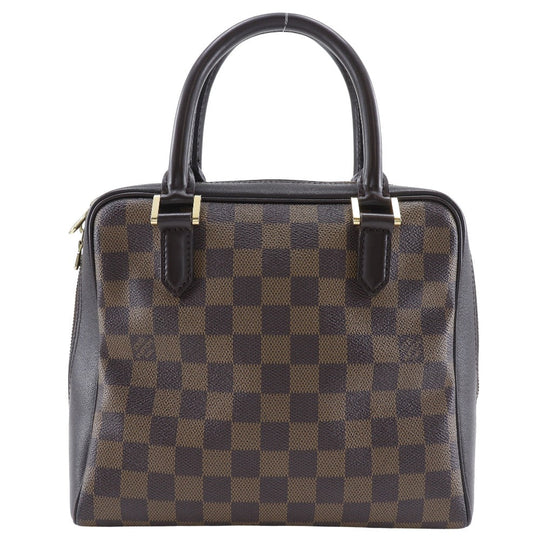 LOUIS VUITTON Handbag N51155 Damier canvas Brown Triana Women Used Authentic