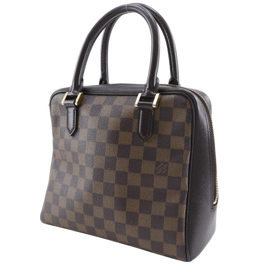LOUIS VUITTON Handbag N51155 Damier canvas Brown Triana Women Used Authentic
