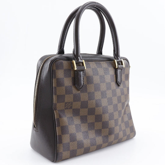 LOUIS VUITTON Handbag N51155 Damier canvas Brown Triana Women Used Authentic