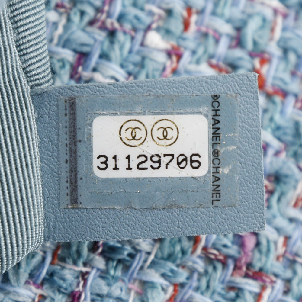CHANEL Shoulder Bag AS1160 tweed Blue Diznow ChainShoulder19