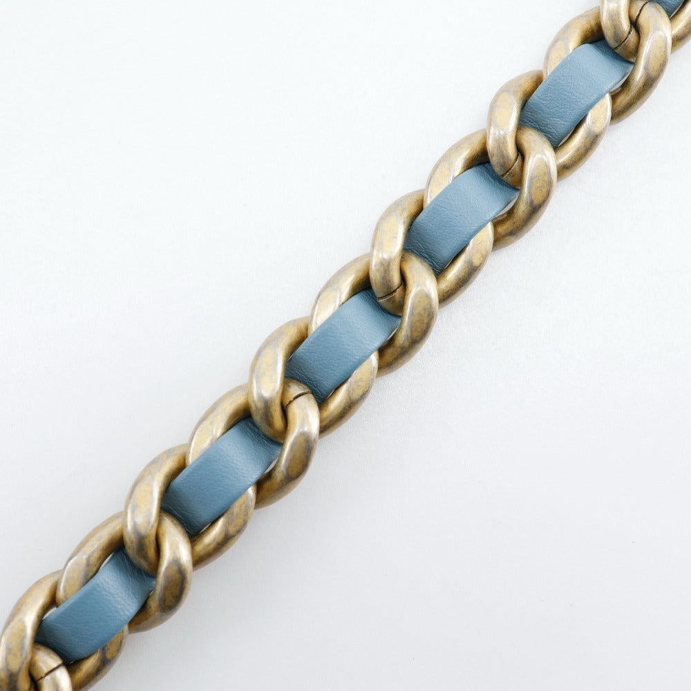 CHANEL Shoulder Bag AS1160 tweed Blue Diznow ChainShoulder19