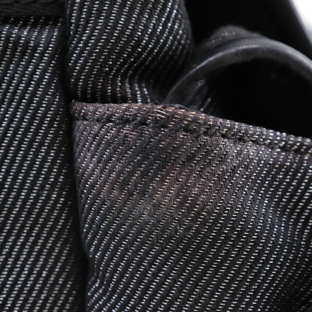 CHANEL Backpack canvas Black / Silver COCO Mark Sports line Backpack Women Used Authentic
