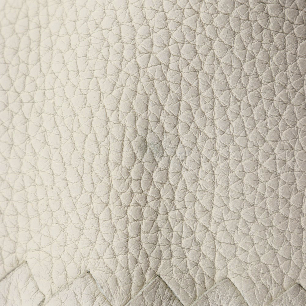 BOTTEGAVENETA Shoulder Bag Calfskin off white mens Used Authentic