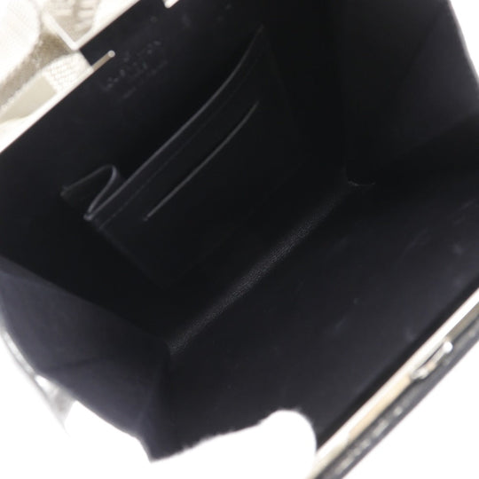 LOUIS VUITTON Handbag M92100 Monogram satin black Party bag Angers GM Women Used Authentic