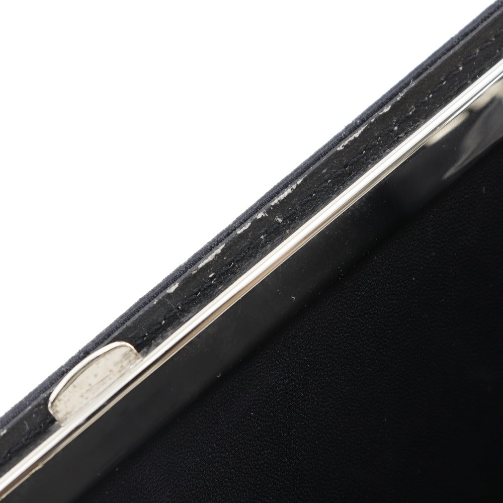 LOUIS VUITTON Handbag M92100 Monogram satin black Party bag Angers GM Women Used Authentic