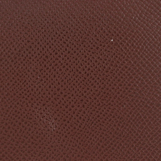 HERMES Long Wallet Purse Epsom Bordeaux Azap Long Silk Inn Women Used Authentic