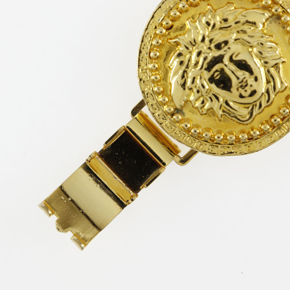 Gianni Versace bracelet Plated Gold gold Medusa Women Used Authentic