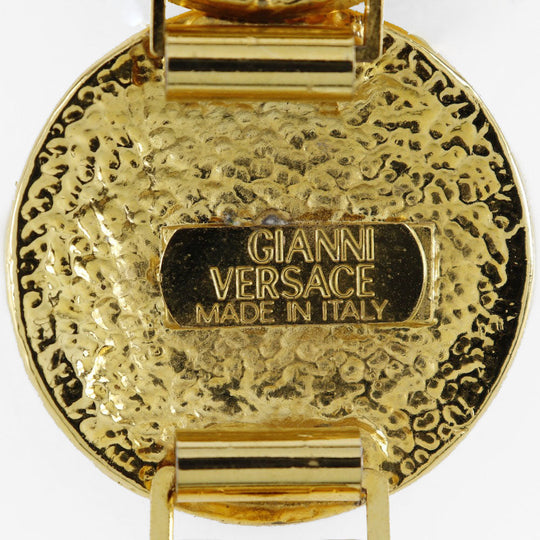 Gianni Versace bracelet Plated Gold gold Medusa Women Used Authentic