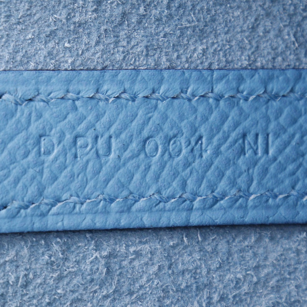 HERMES Handbag Epsom light blue Tresage Pico Tan Lock MM Women Used Authentic