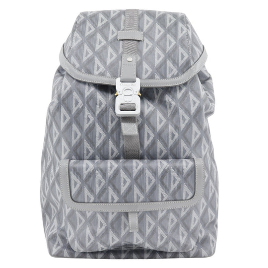Christian Dior Backpack 1ESBA021CDP PVC gray Backpack HIT THE ROAD mens Used Authentic