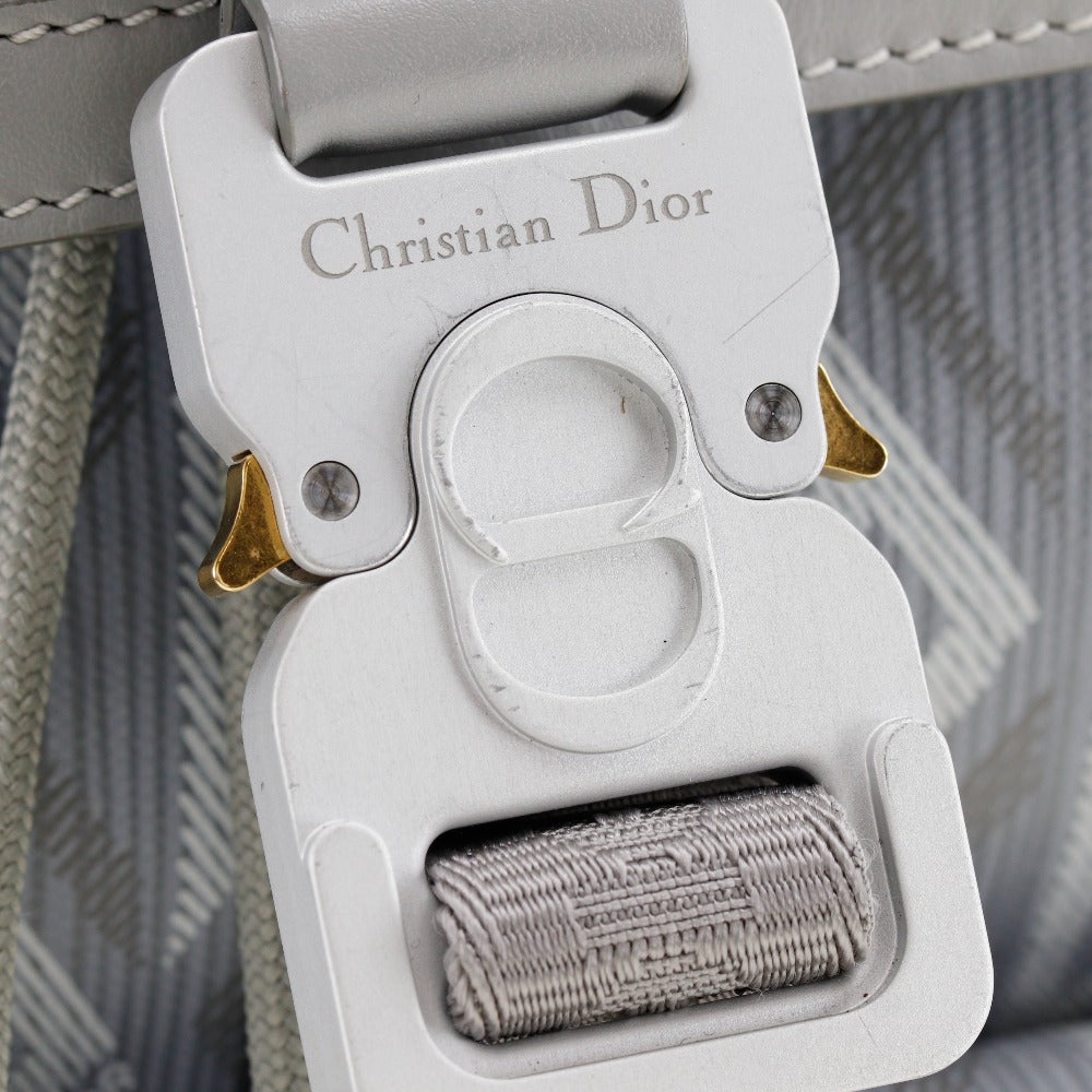 Christian Dior Backpack 1ESBA021CDP PVC gray Backpack HIT THE ROAD mens Used Authentic