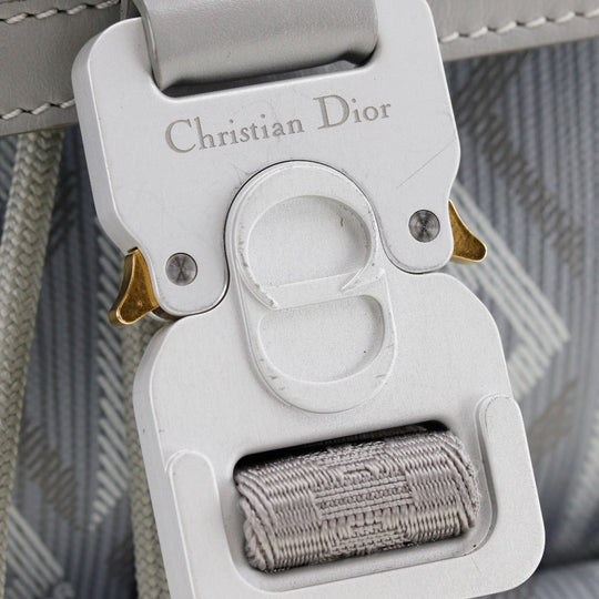 Christian Dior Backpack 1ESBA021CDP PVC gray Backpack HIT THE ROAD mens Used Authentic