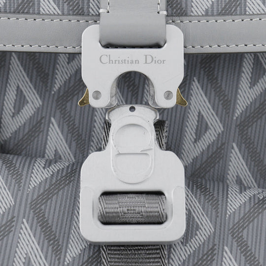Christian Dior Backpack 1ESBA021CDP PVC gray Backpack HIT THE ROAD mens Used Authentic