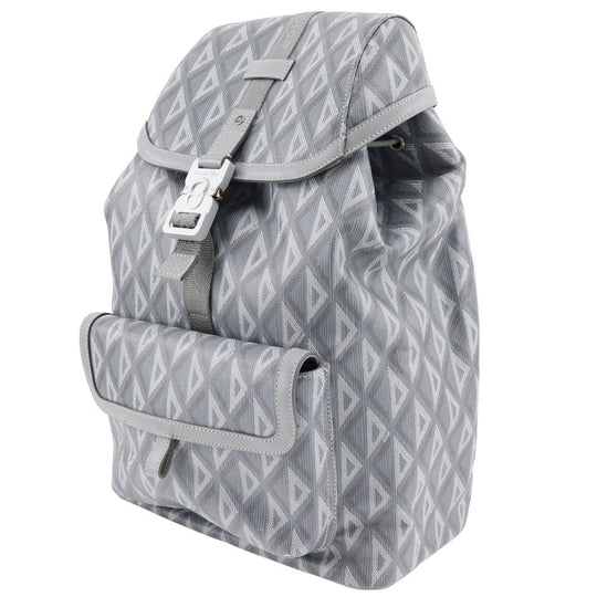 Christian Dior Backpack 1ESBA021CDP PVC gray Backpack HIT THE ROAD mens Used Authentic