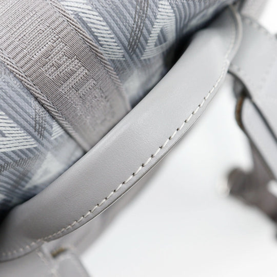 Christian Dior Backpack 1ESBA021CDP PVC gray Backpack HIT THE ROAD mens Used Authentic