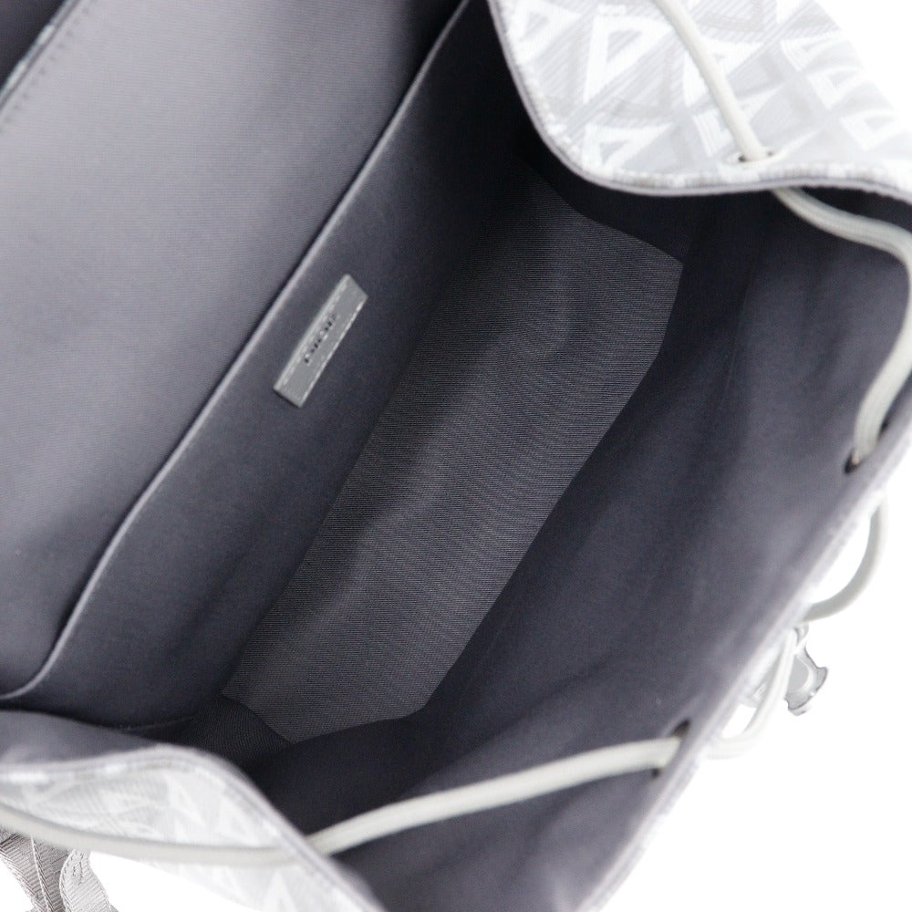 Christian Dior Backpack 1ESBA021CDP PVC gray Backpack HIT THE ROAD mens Used Authentic