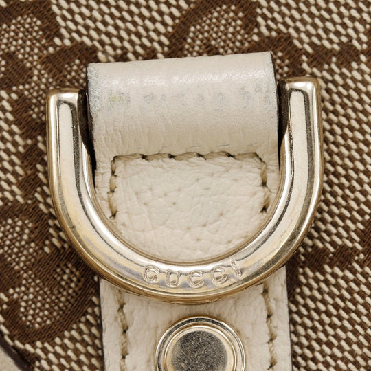 GUCCI Tote Bag 141472 GG canvas Brown Abbey Women Used Authentic