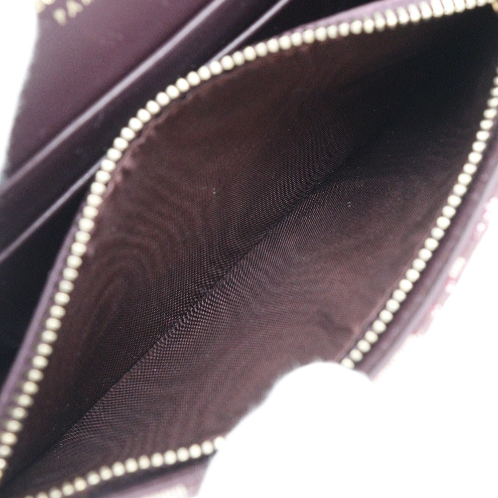 Christian Dior Waist bag canvas Bordeaux 2-way clutch Trotter saddle Women Used Authentic