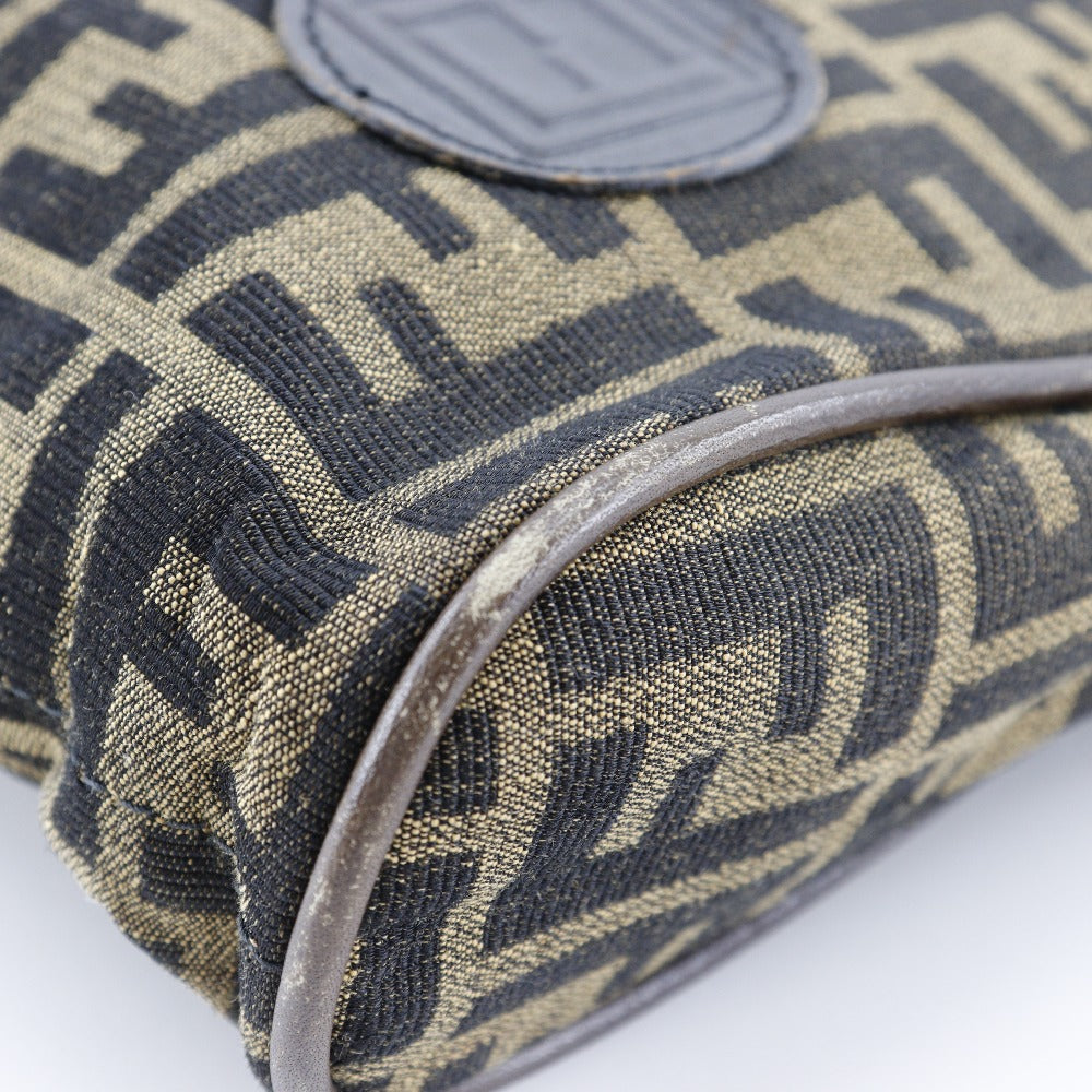 FENDI Shoulder Bag canvas Brown Zucca Women(Unisex) Used Authentic