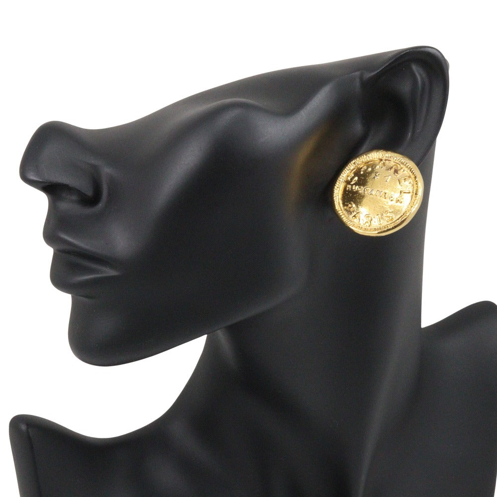CHANEL Earring Plated Gold gold vintage 31 RUE CAMBON Women Used Authentic
