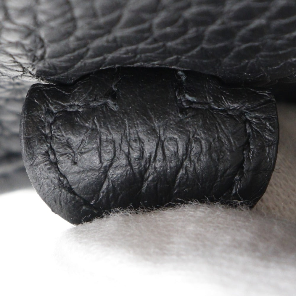 HERMES Shoulder Bag Taurillon Clemence Black/Gold Metal Amazone Evelyn TPM Women Used Authentic