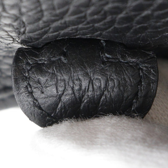 HERMES Shoulder Bag Taurillon Clemence Black/Gold Metal Amazone Evelyn TPM Women Used Authentic