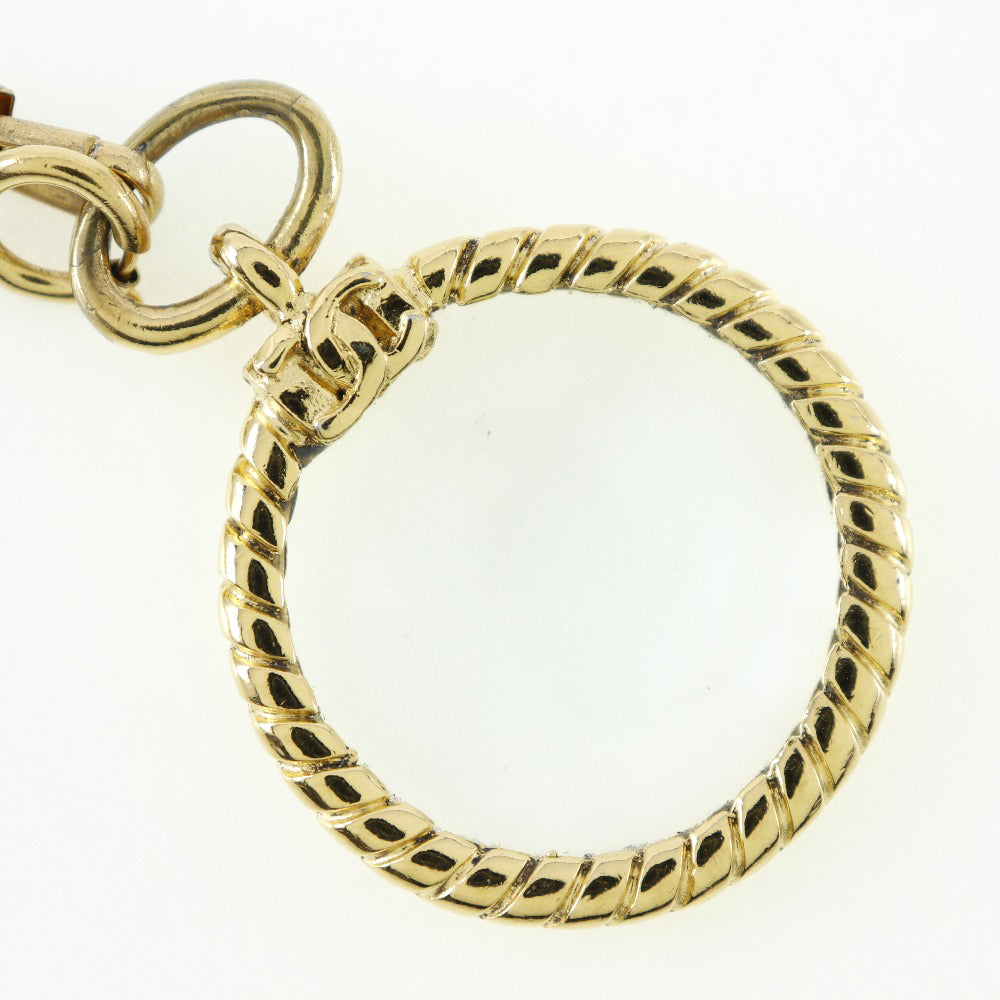 CHANEL Necklace Plated Gold gold vintage Double chain Loupe Women Used Authentic
