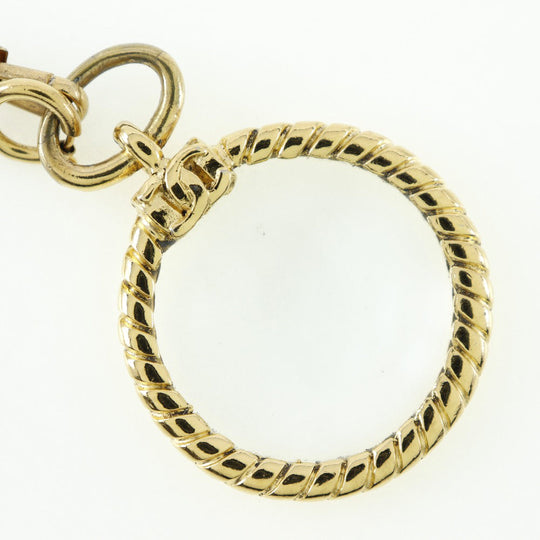 CHANEL Necklace Plated Gold gold vintage Double chain Loupe Women Used Authentic