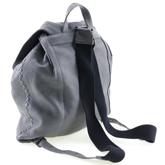 BOTTEGAVENETA Backpack Calfskin gray INTRECCIATO unisex(Unisex) Used Authentic