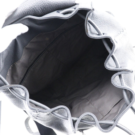 BOTTEGAVENETA Backpack Calfskin gray INTRECCIATO unisex(Unisex) Used Authentic